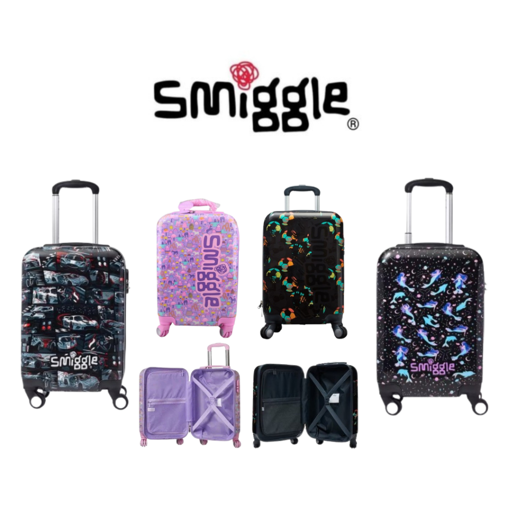 Koper Anak Smiggle Trolley Ride On Travel Perempuan Laki-laki Smigel