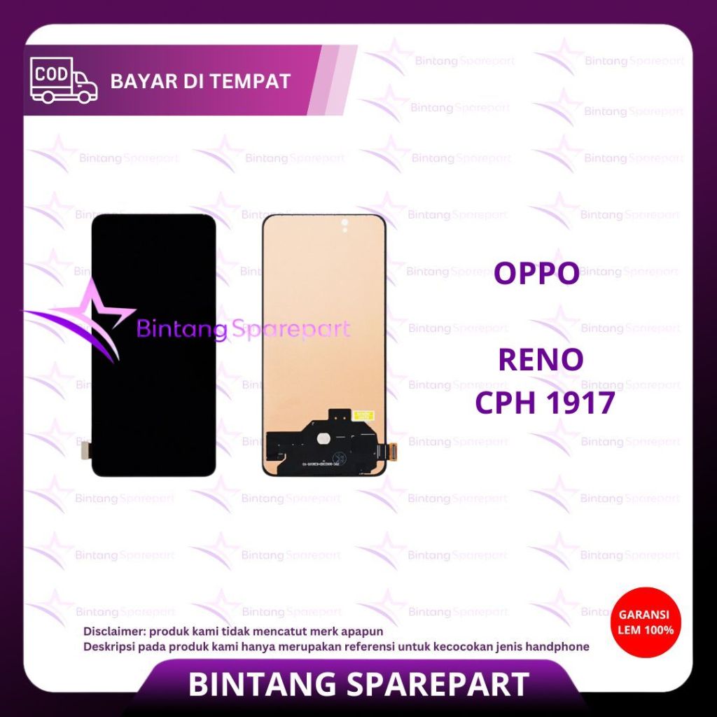 LCD TOUCHSCREEN OPPO RENO / CPH 1917