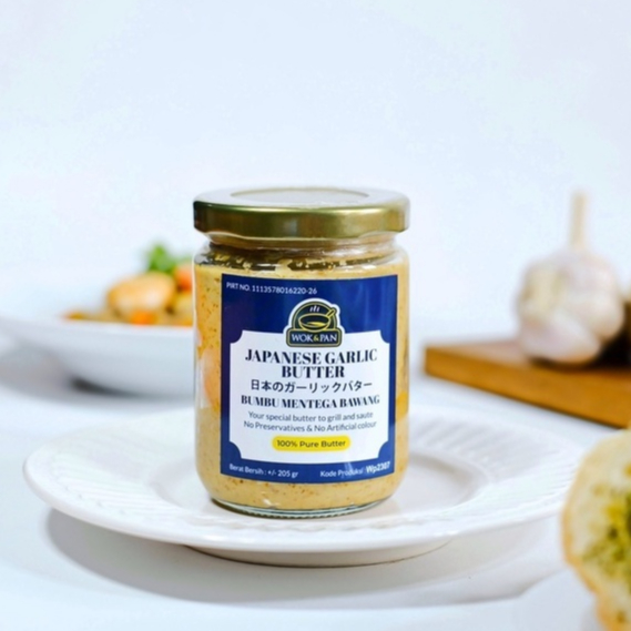 

Bumbu Masak Mentega Bawang Putih Japanese Garlic Butter buat memasak, menumis dan memanggang dengan bahan berkualitas tinggi