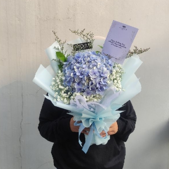 HYDRANGEA BOUQUET [ FRESH FLOWER / BUNGA ASLI ]