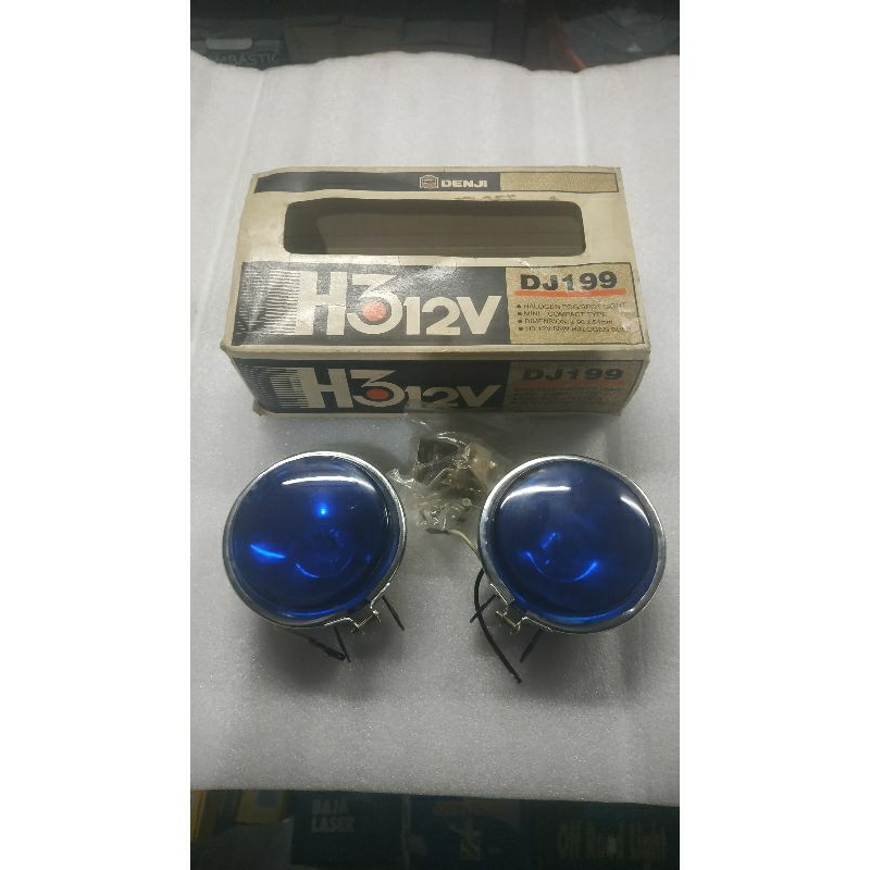 lampu foglamp 3.5 inch denji biru