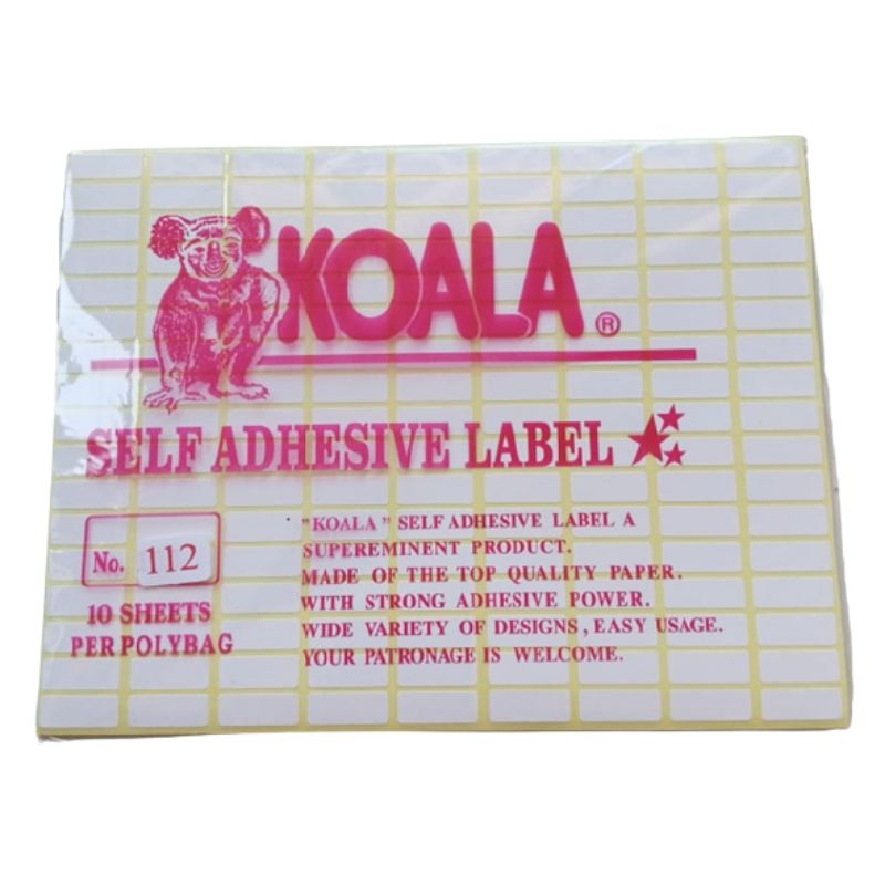 

Label Harga Perekat Koala 103 / 109 / 112 / 121 / Label Harga / Label Undangan