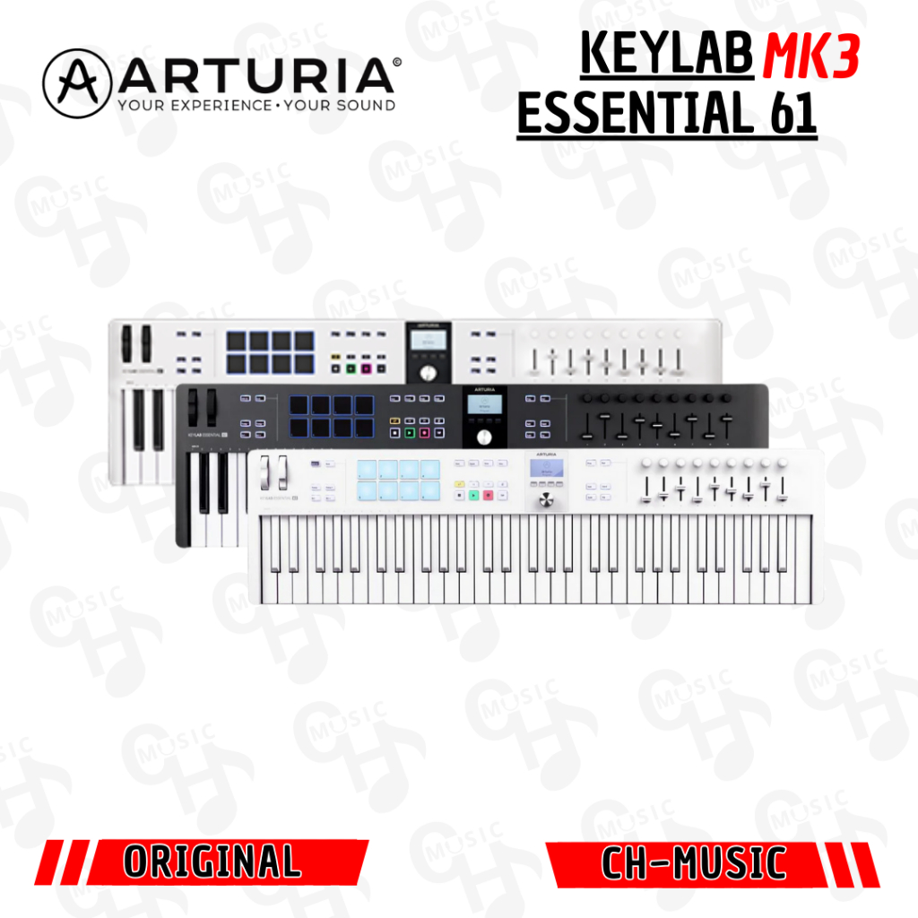Arturia KeyLab Essential 61 MK3/ 61MK3 Midi Keyboard Controller 61Keys