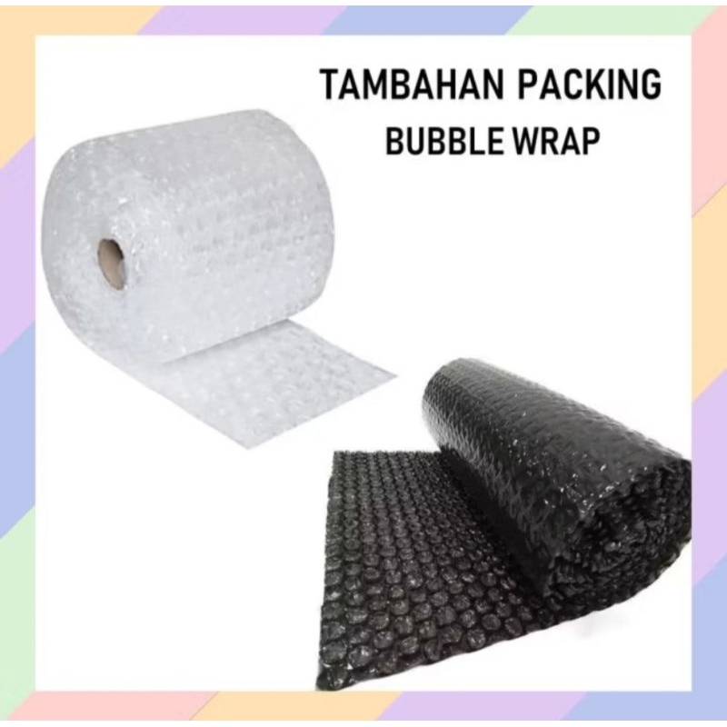 

EXTRA PACKING BUBBLE WRAP TAMBAHAN BUBBLE UNTUK PACKING LEBIH AMAN