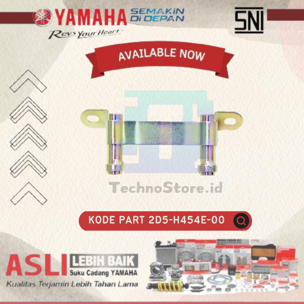 Dudukan Pangkon Plat Nomer Nouvo, Nouvo-Z ORIGINAL YAMAHA 2D5-H454E-00