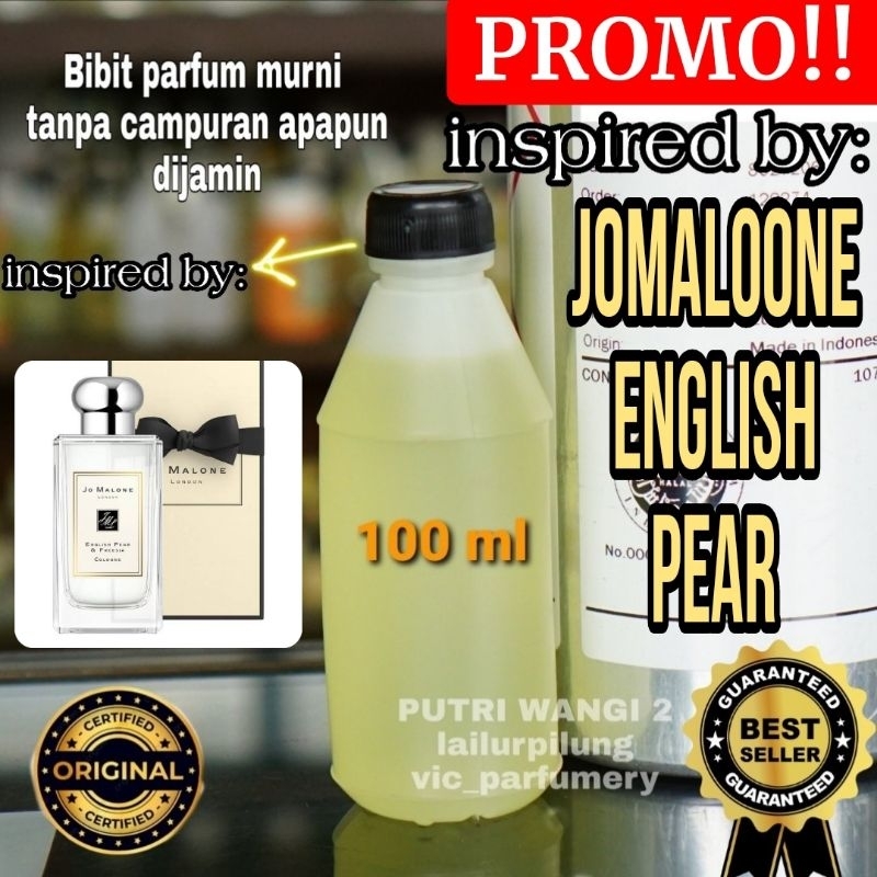 Jo Malone English Pear and Freesia 100ML / 10ml/50ml/200ml BIBIT PARFUM MURNI ASLI TANPA CAMPURAN AP