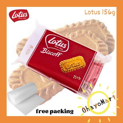 

Lotus Biscoff biscuit refill kecil/ Biskuit LOTUS/ Biskuit Karamel156g