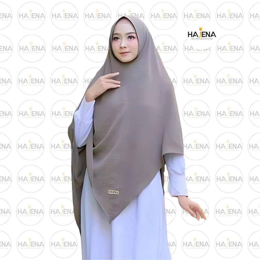 KHIMAR PET ANTEM CRINKLE AIRFLOW PREMIUM  HIJAB BERGO INSTAN JUMBO SYAR'I KERUDUNG DAILY