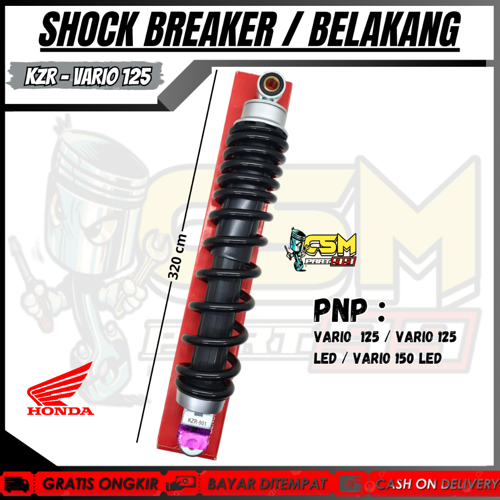 SHOCK BELAKANG VARIO 125 / VARIO 125 F1 / VARIO 125 TECHNO / SHOCK BREAKER BELAKANG