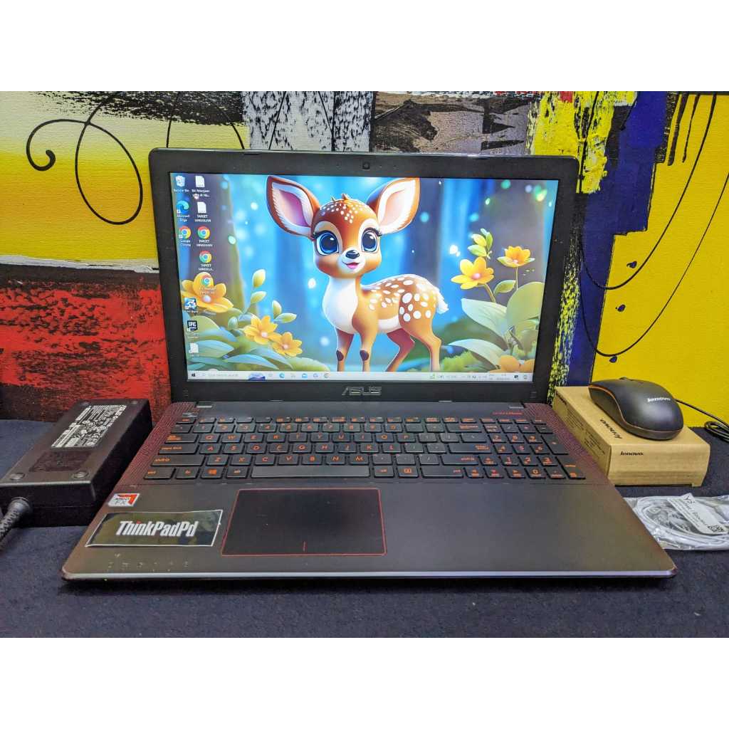 Laptop Gaming & Design Asus Baby ROG X550IK AMD FX 9830P R7 VGA Radeon RX 560 Series