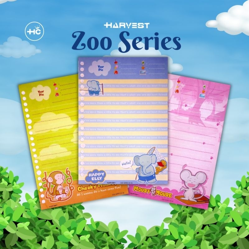 

ZOO SERIES | PRELOVED HARVEST | KERTAS BINDER HARVEST ANIMAL | KERTAS HARVEST SERI LANGKA | BINDER A5 | HARVEST COLLECTOR