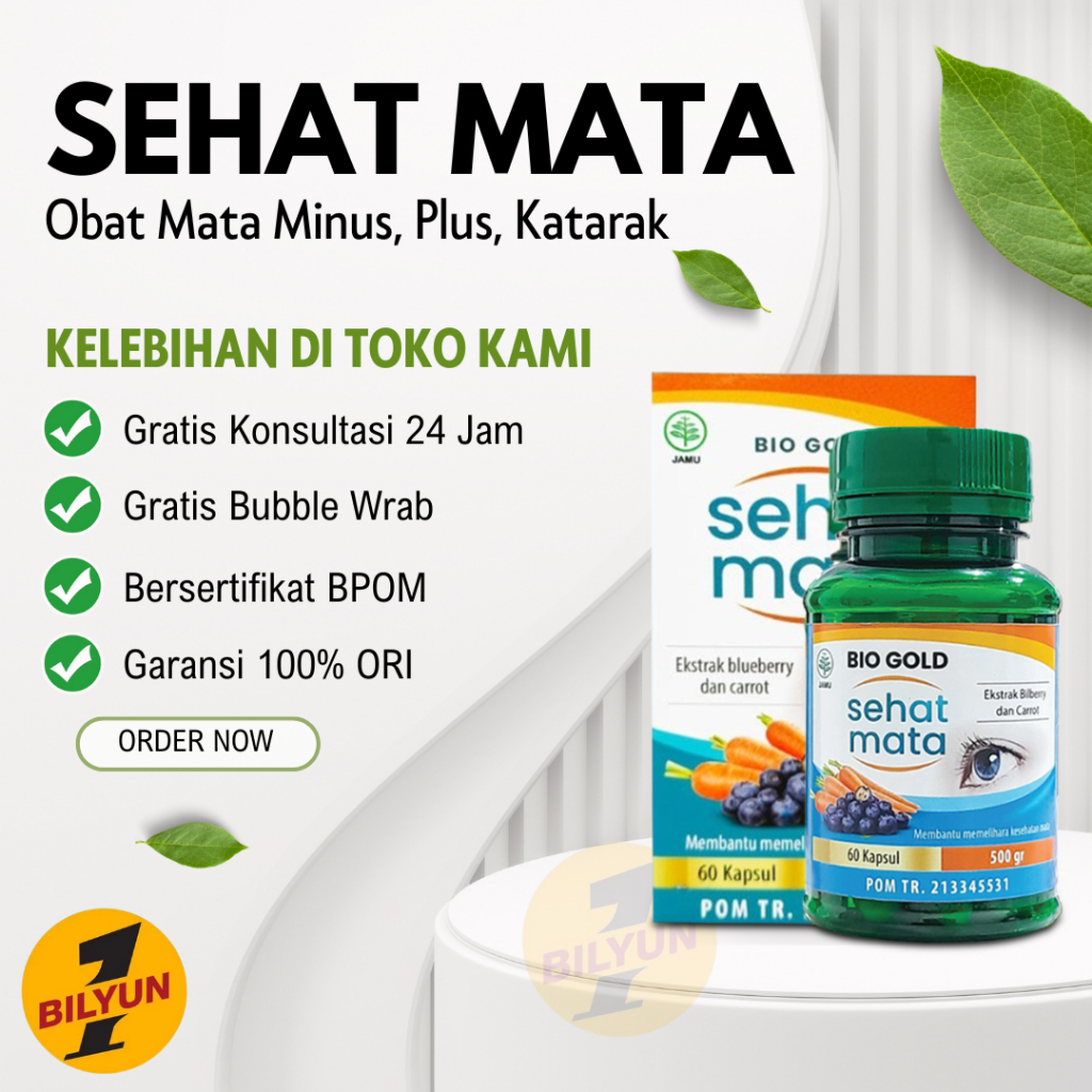 Bio Gold Sehat Mata Obat Mata Minus Vitamin Mata Kesehatan Mata