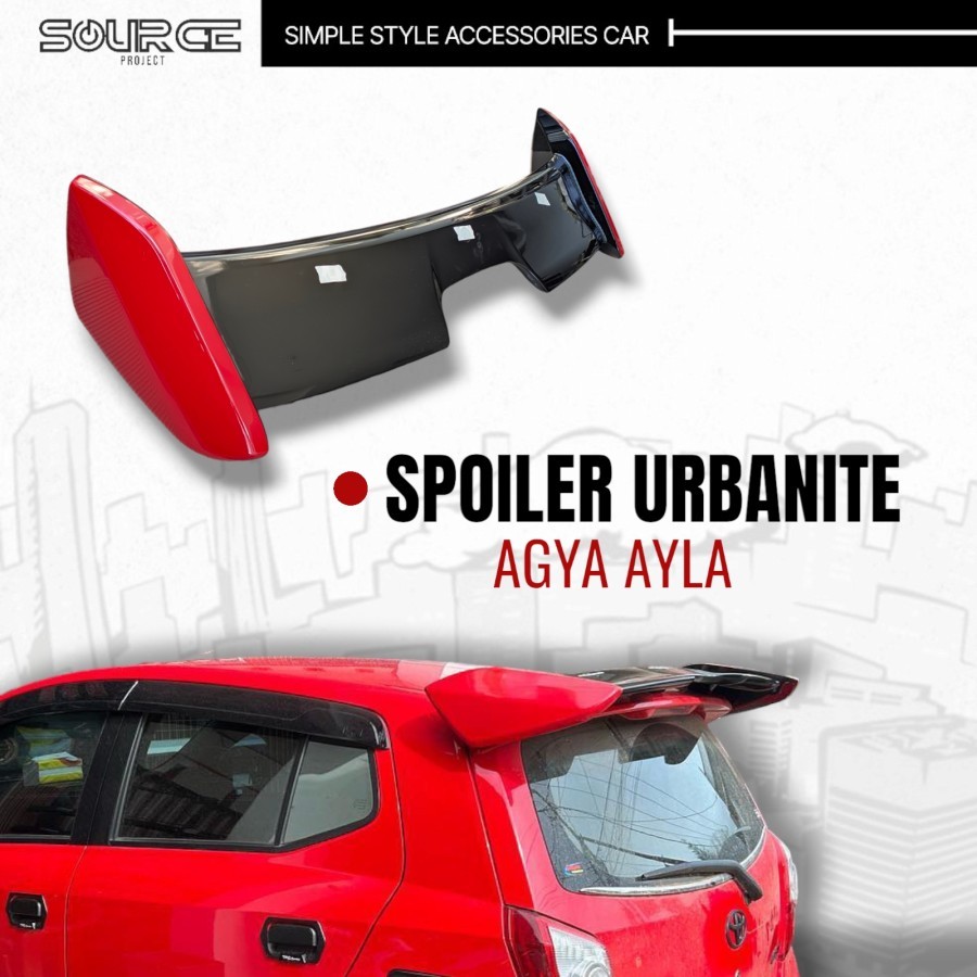 REAR WING SPOILER URBANITE AGYA AYLA
