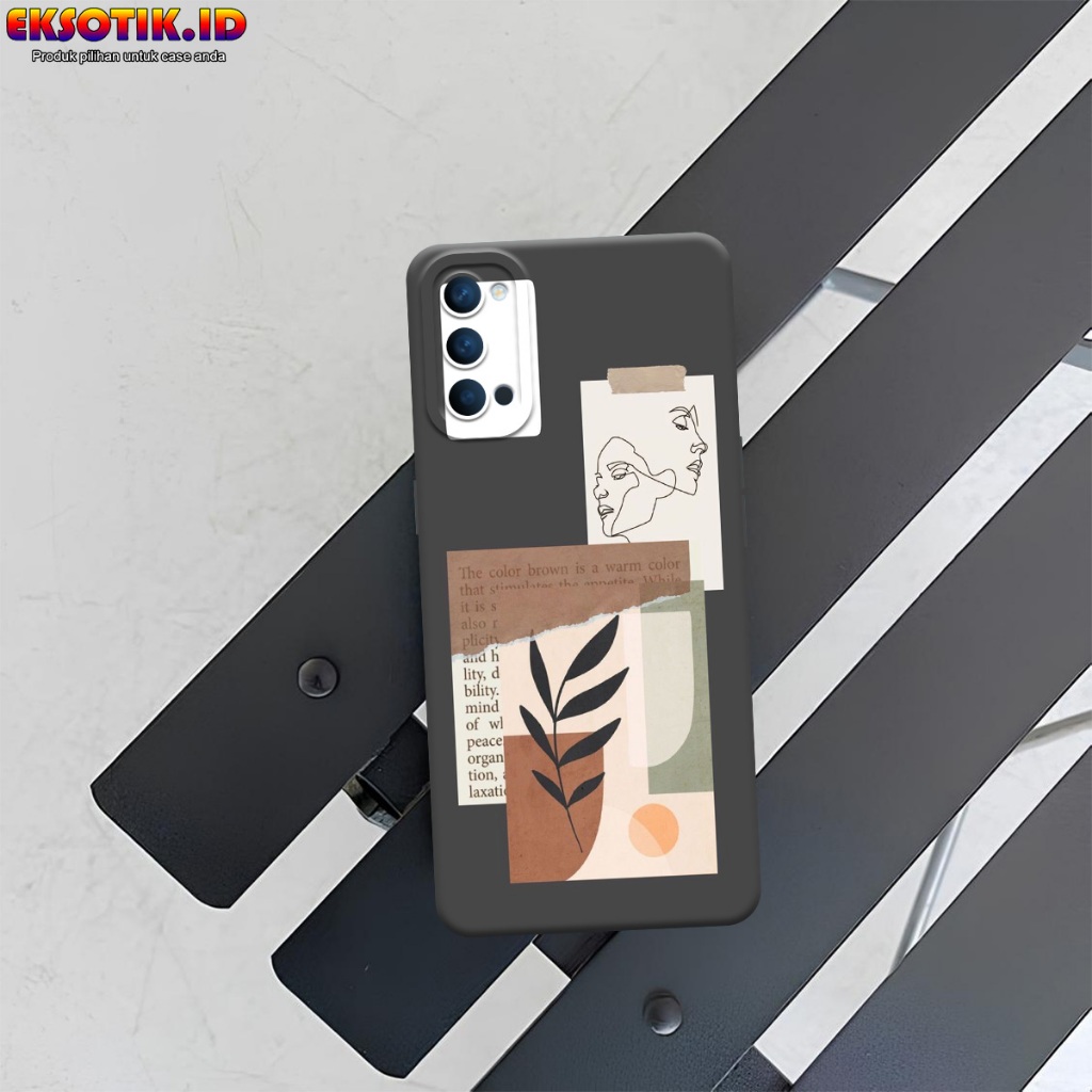 Case Oppo Reno 4 - Casing Oppo Reno 4  - Fashion Case Terbaru - Silikon Oppo Reno 4  - Motif Keren D