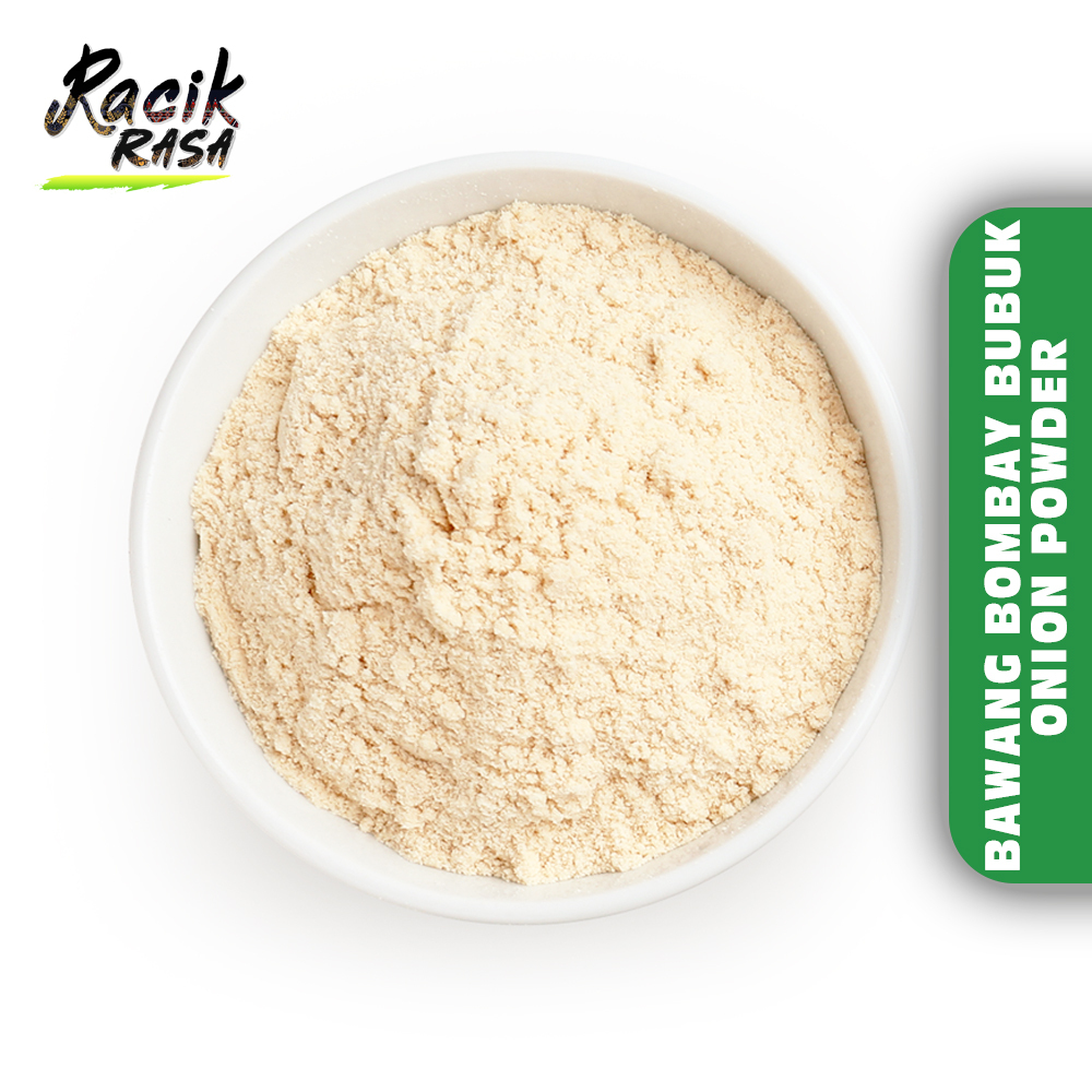 

RACIK RASA | ( 500 GRAM ) BAWANG BOMBAY BUBUK ONION POWDER PURE ASLI REMPAH BUMBU MASAK