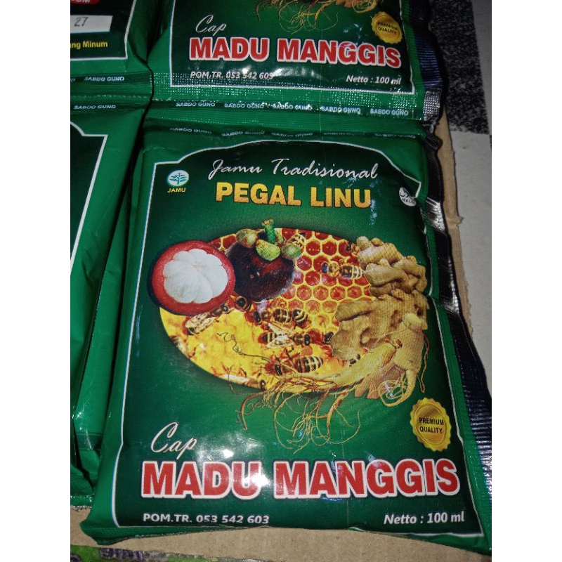 

Jamu pegal linu Cap MADU MANGGIS 6 Sachet