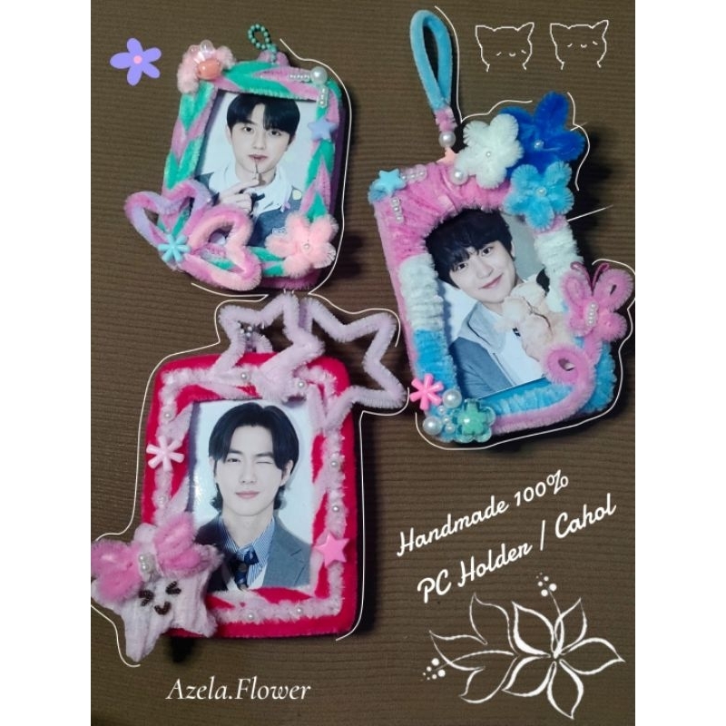 Photocard Holder Custom/cahol/ PC Holder Kawat Bulu