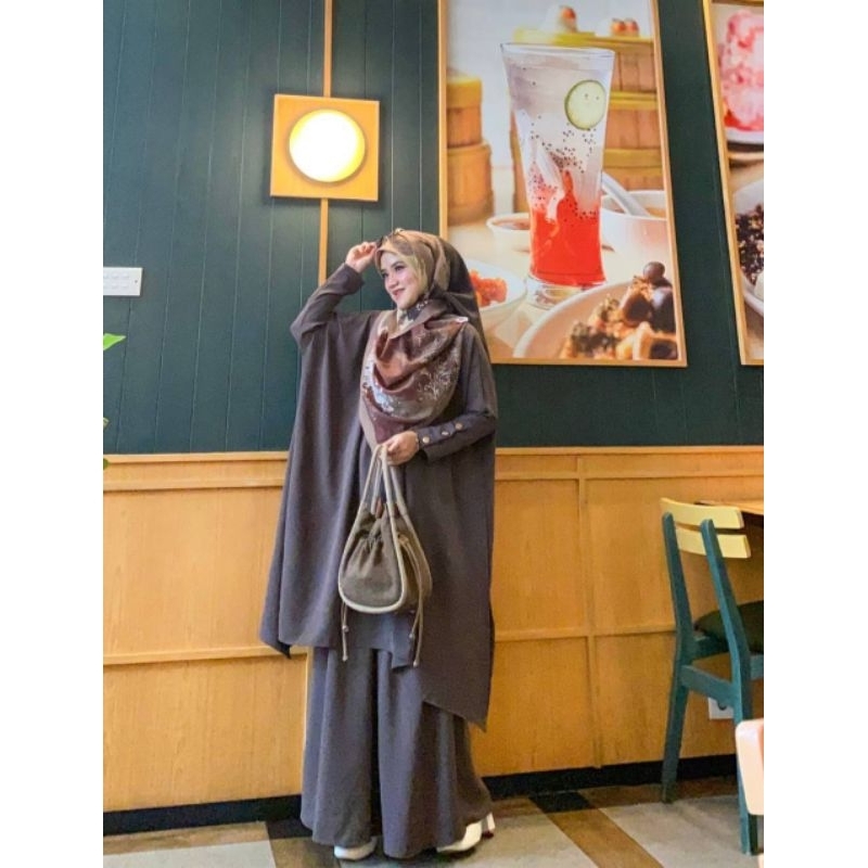 HUMAIRA SET ROK-ONE SET ROK-SETELAN ROK-SET ROK CRINGKLE-SET ROK TUNIK JUMBO