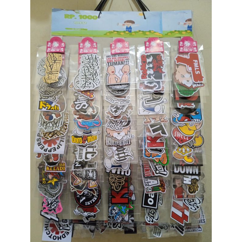 

Stiker isi 100 pcs