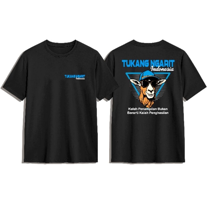 KAOS TUKANG NGARIT INDONESIA KAMBING BIRU