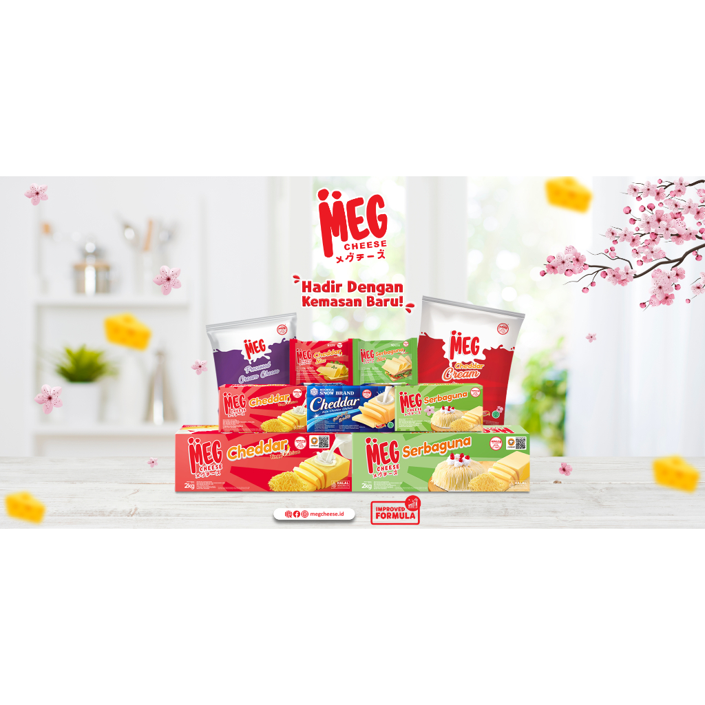 

[SERIES] MEG Keju Cheddar Serbaguna 160 gram