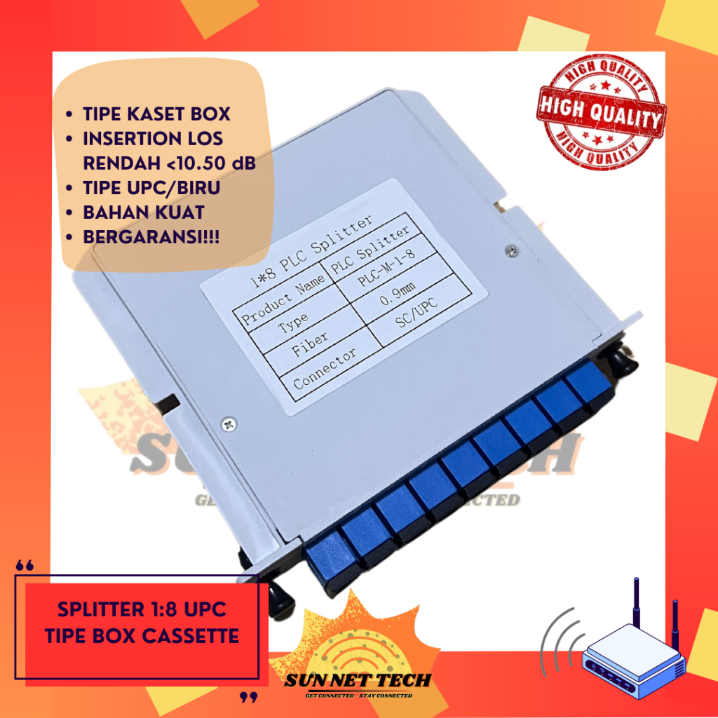 Pasif Splitter 1 8 SC UPC Passive Splitter BOX 1 8 SC UPC