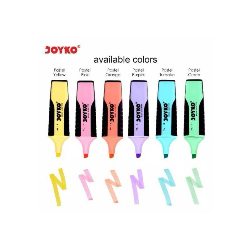 

Joyko Highlighter / Stabilo Warna Pastel