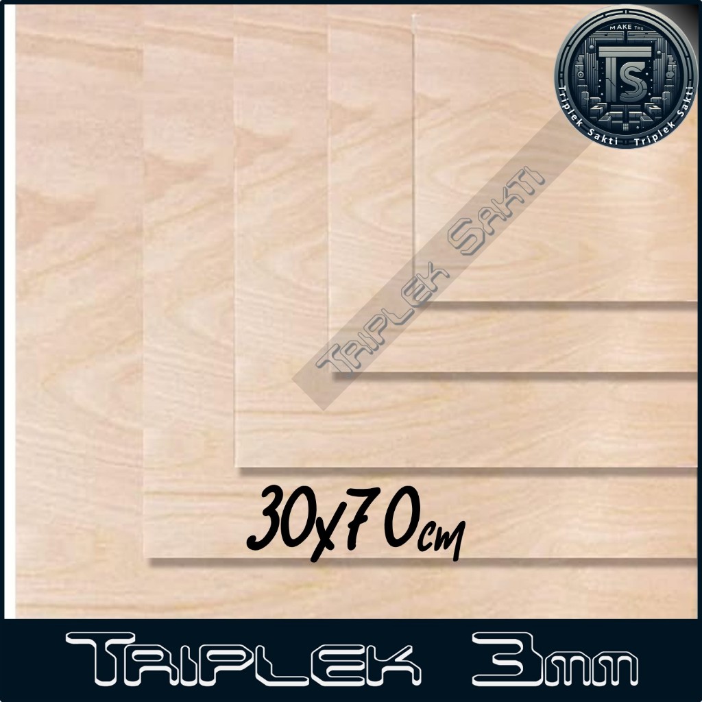 Multiplek Triplek 3mm 30x70 cm ( 3 mm | 30x70cm | 70x30cm | 70x30 | 30 x 70 cm )