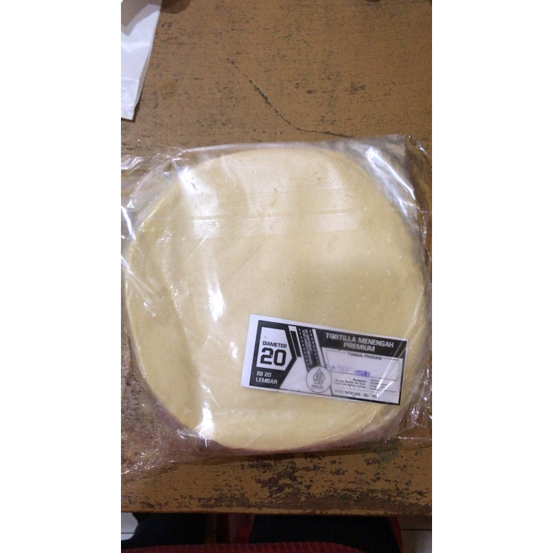 

GR TORTILA KULIT KEBAB 25CM, 20CM