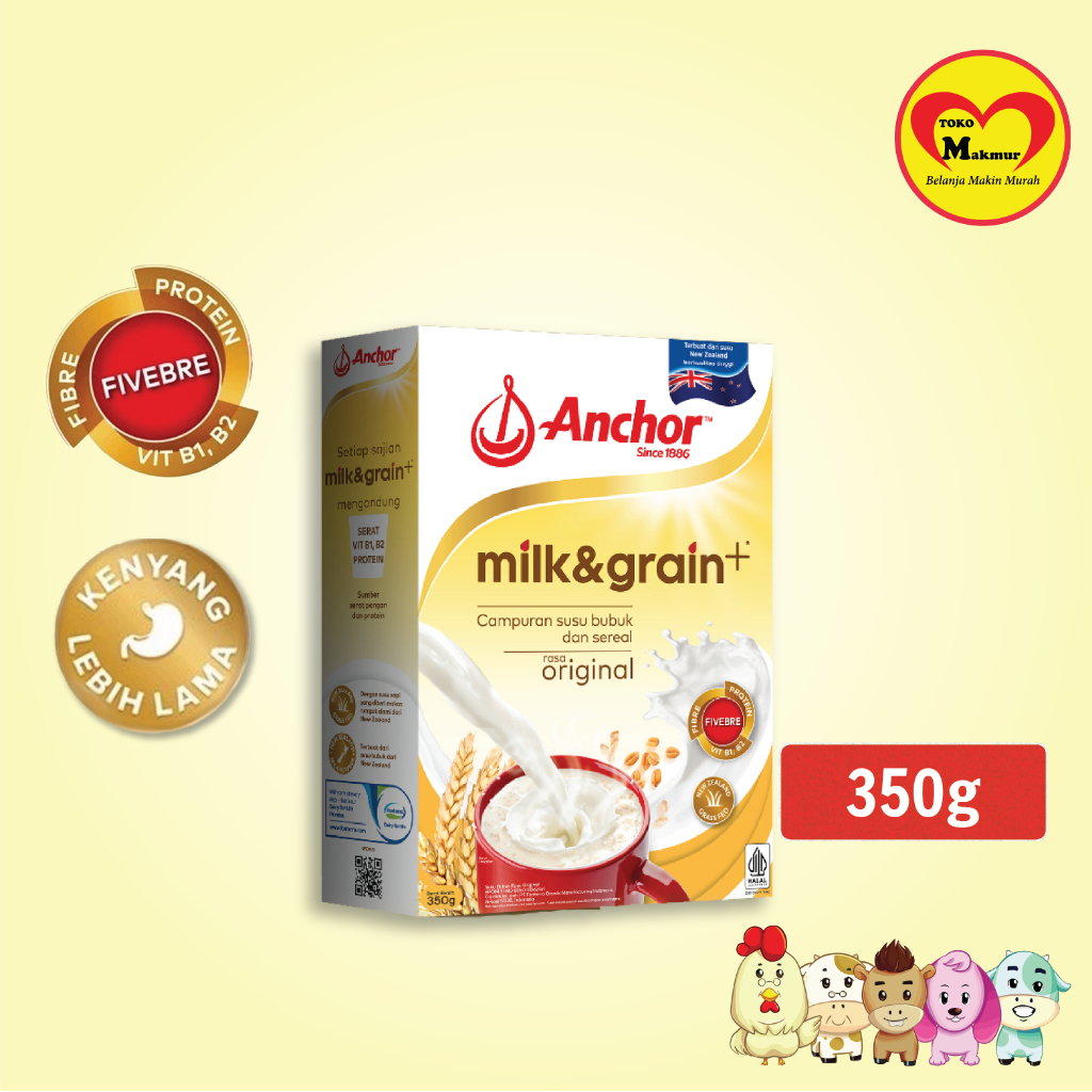 

Anchor Milk & Grain + Original 350gr / Toko Makmur Kapas Krampung