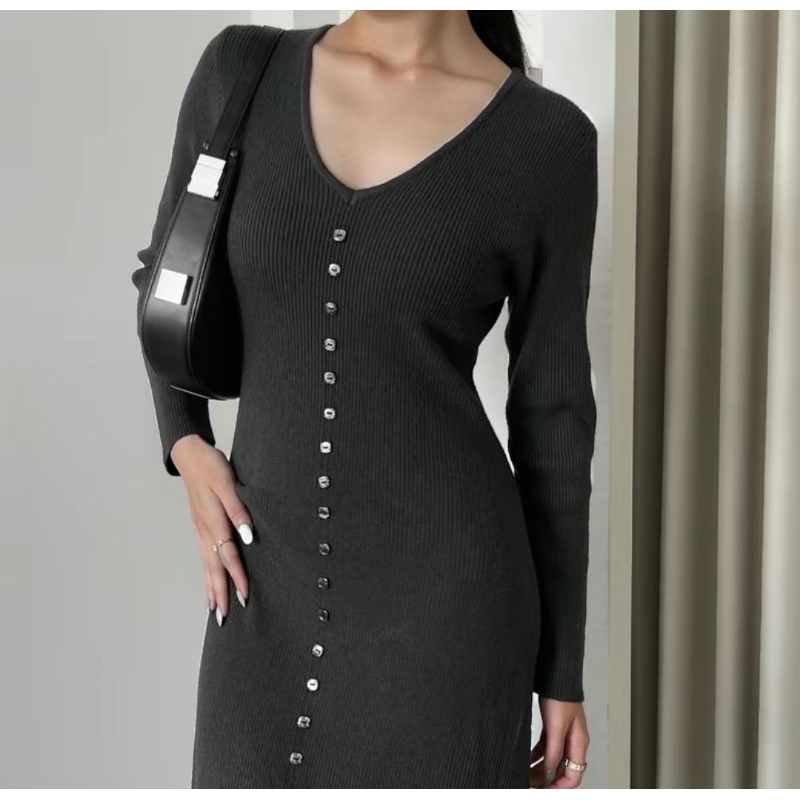 (NEW) Natasha Knitted Dress - By Ecinos