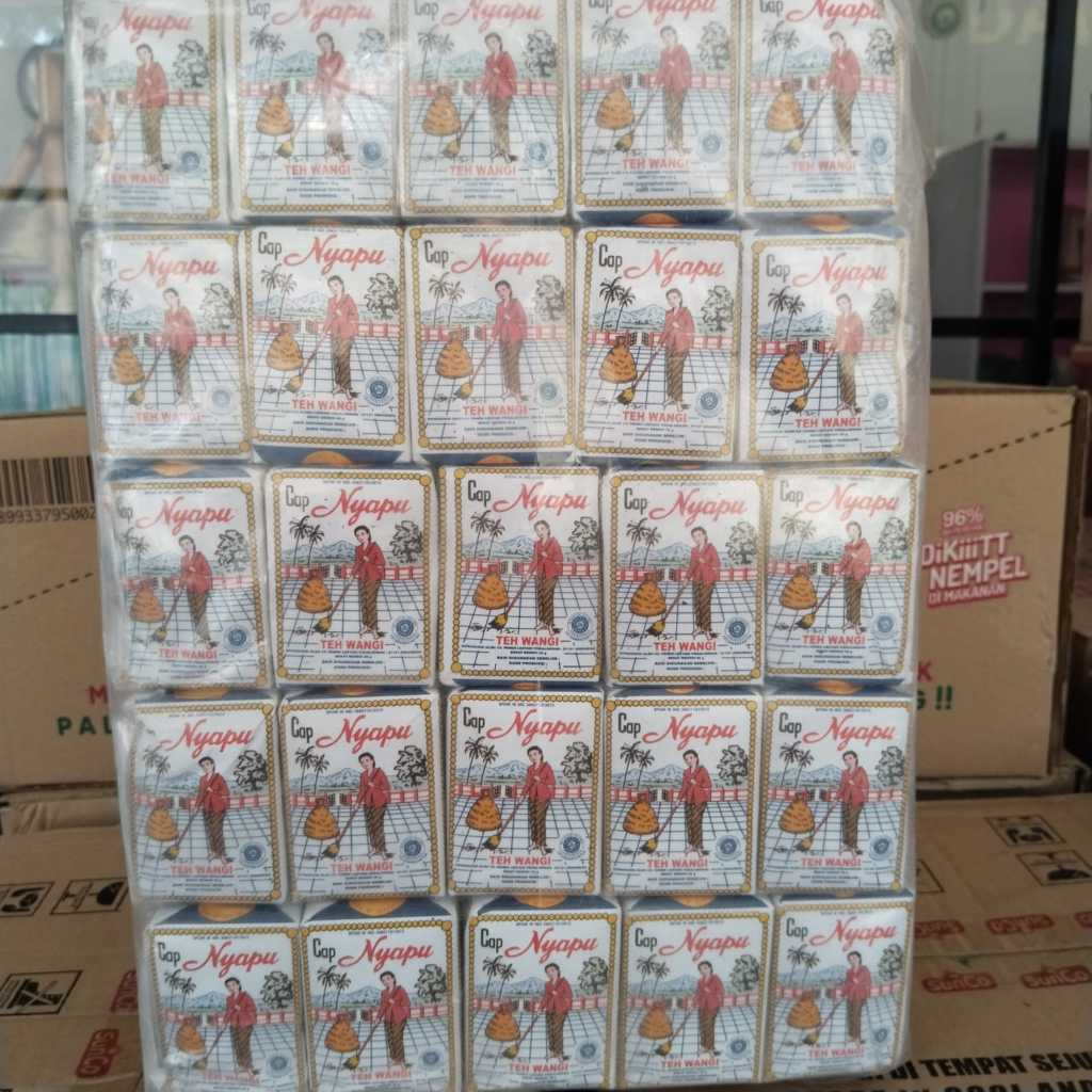 

Teh Cap Nyapu 1 Ball kemasan 40gram isi 100pcs