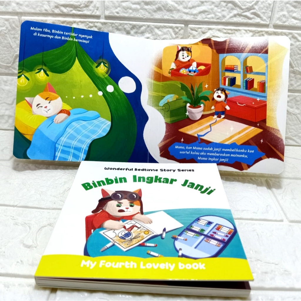 Buku Dongeng anak Balita bahan tebal / Board book dongeng anak / Buku cerita bergambar / Buku cerita