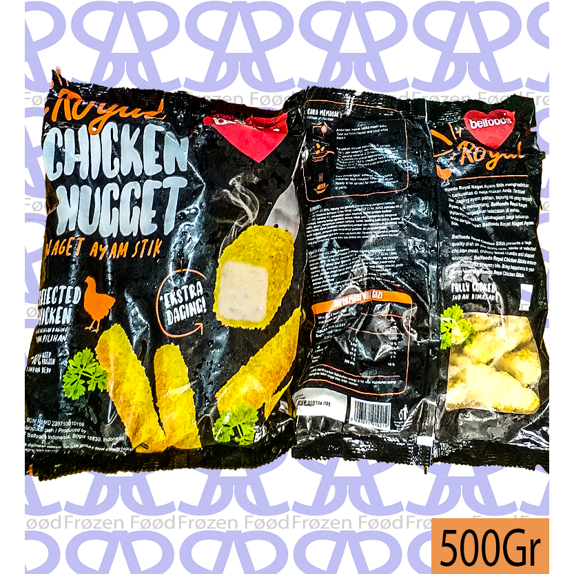 

Belfoods Royal Chiken Nugget Stick 500Gr