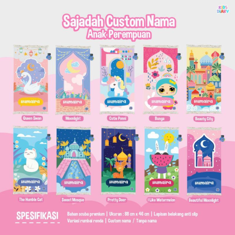 GROSIR 84.530, SAJADAH ANAK MURAH, SAJADAH CUSTOM