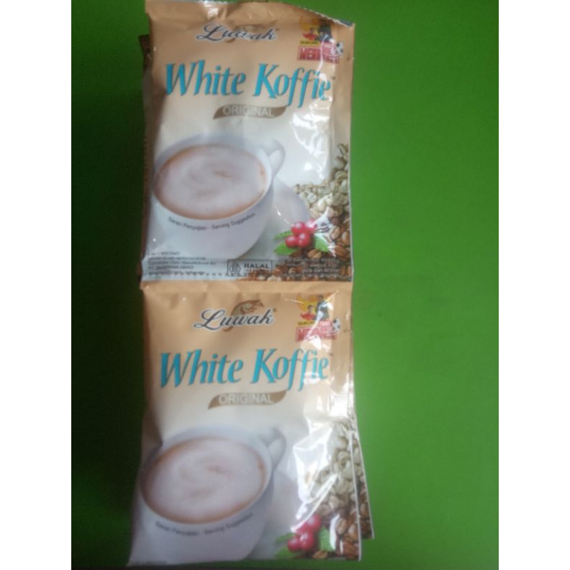 

Luwak White Koffie Original 1Renteng Isi 10bungkus