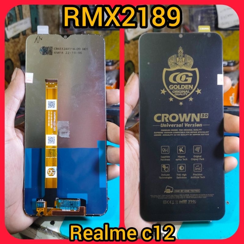lcd touchsreen ts fulset realme C12 seri hp RMX2189