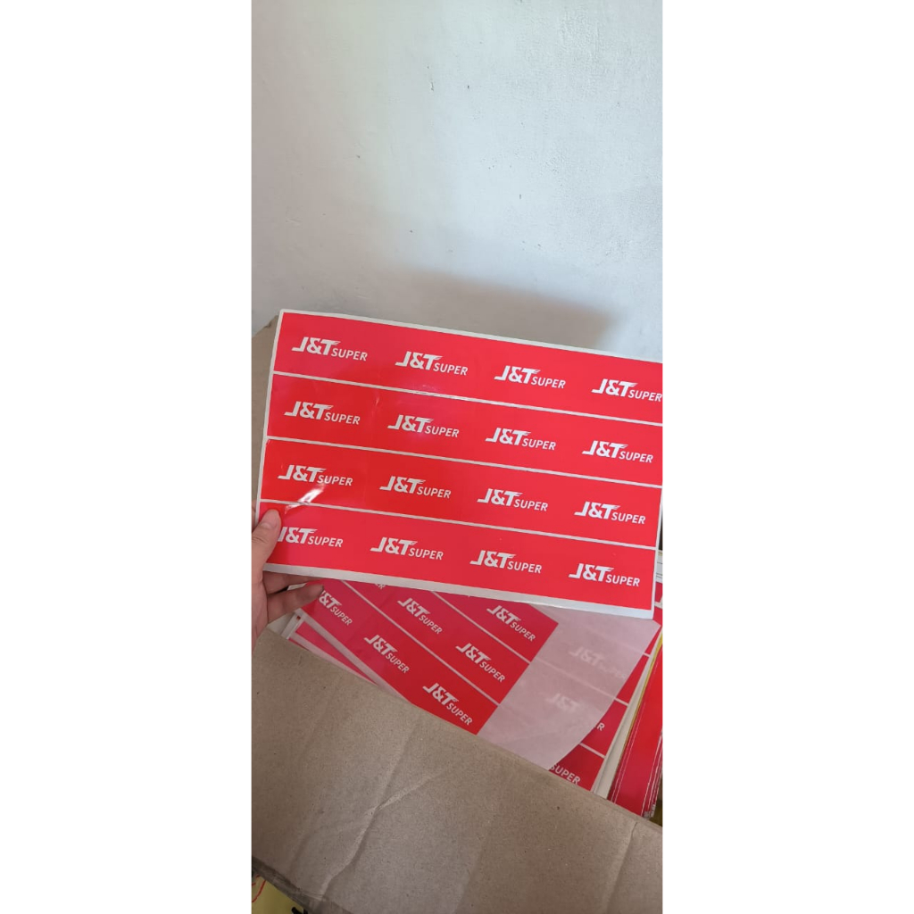 

Sticker J&T Super Small isi 16pcs