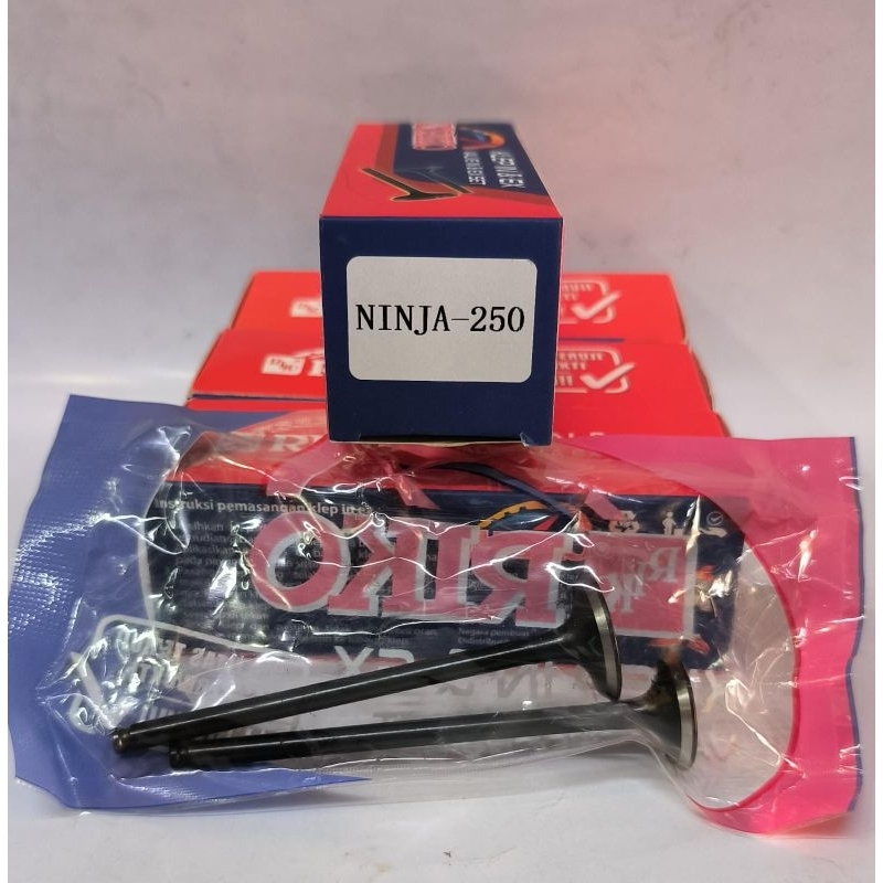 Non Magnetik original Riko payung klep kawasaki ninja 250 karbu fi injection warrior 250r in ex 20mm