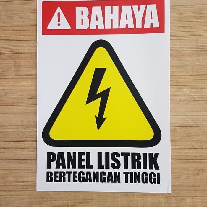 

Sign Stiker Bahaya Danger Panel Bertegangan Tinggi Sticker Rambu Bahaya Panel