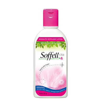 Soffell Botol Lotion Bunga Geranium 80 ml
