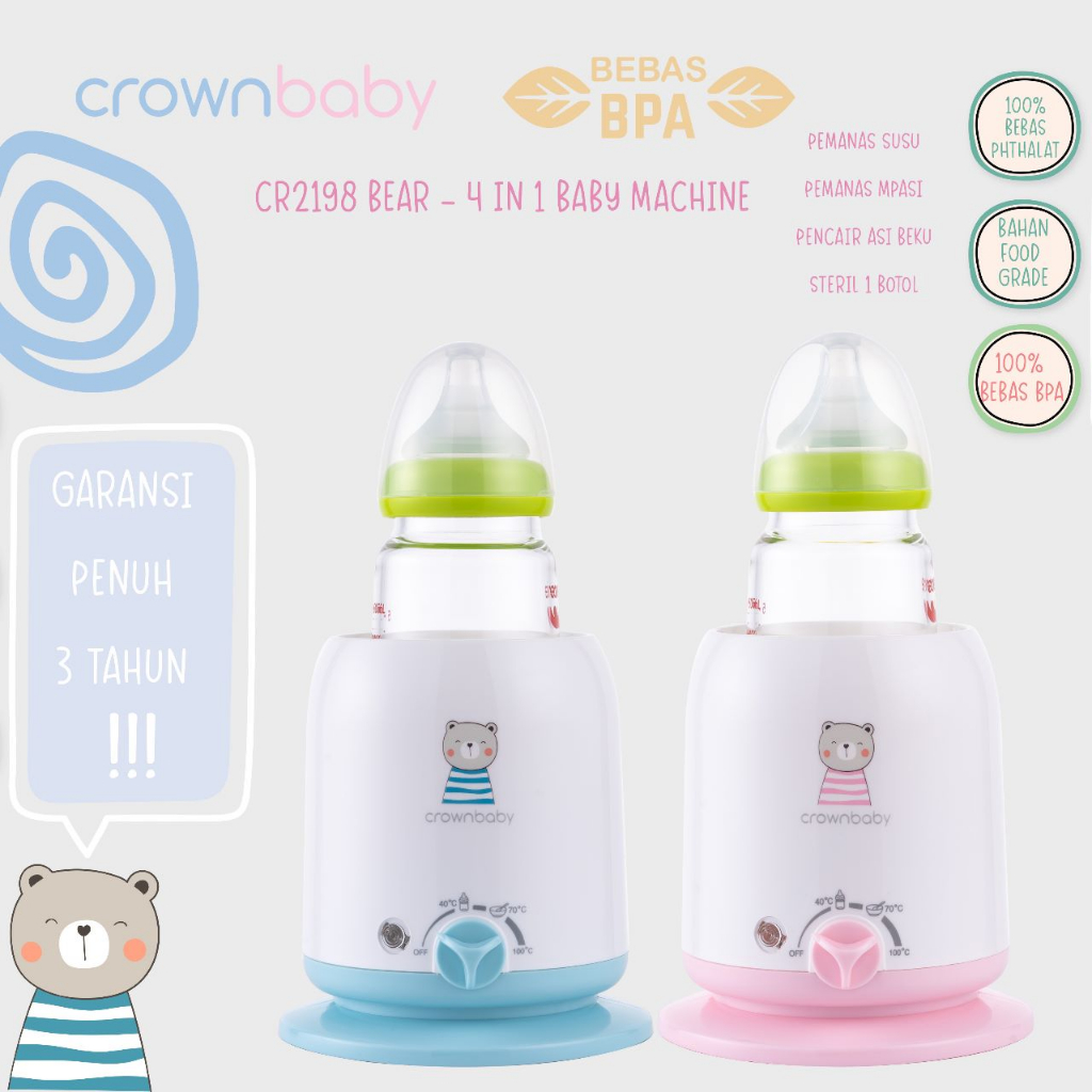 CROWN Snuggle Fancy Warmer 4in1 Baby Machine CR-2198 RB10