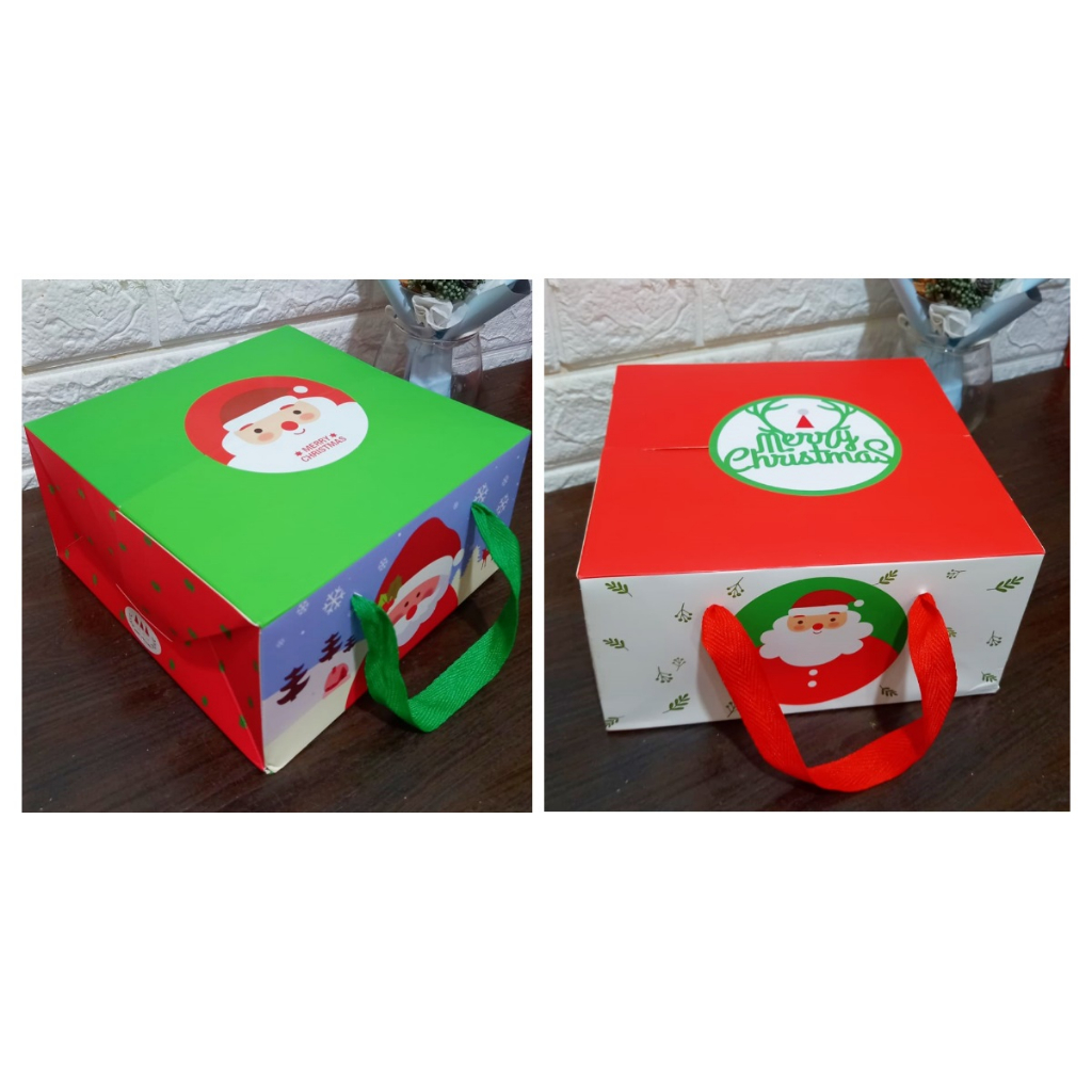 

Tas Box Bingkisan Kue | Goodie Bag | Tas Box Hampers Kue | Tas Box Hampers Natal