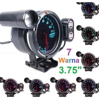 Dijual Takometer Defi 7 Warna 375 Tachometer RPM Defi BF 7 Color Universal Berkualitas