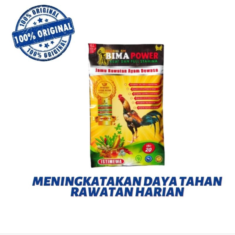 JAMU AYAM BIMA POWER SASANA NGAPAK BIMA POWER SN STAMINA POWER AYAM