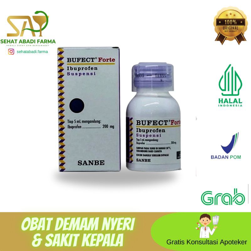 

Bufect Suspensi Forte 200mg/5ml 50 ml