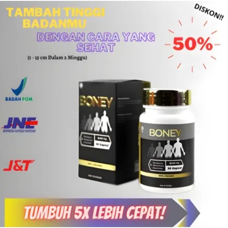 ( PROMO 10.10 ) BONEY PENINGGI BADAN / KAPSUL PENINGGI BADAN HERBAL