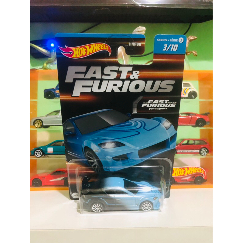 HOTWHEELS FAST AND FURIOUS MAZDA RX8