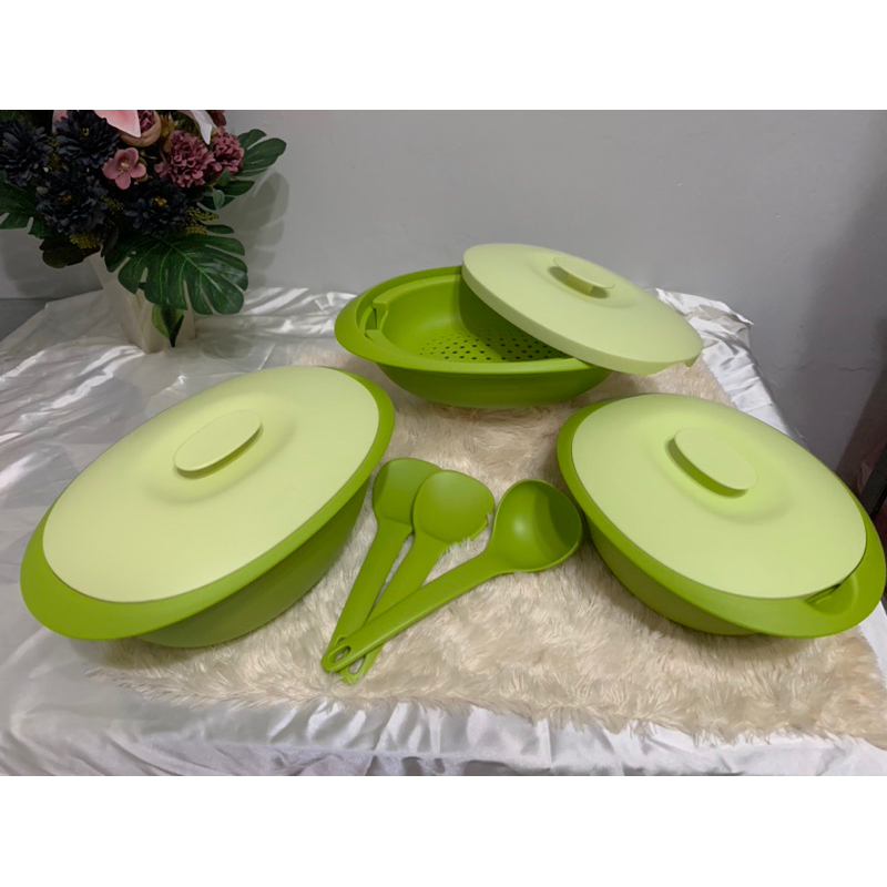 Blossom Collection ecer Tupperware new Wadah saji makanan