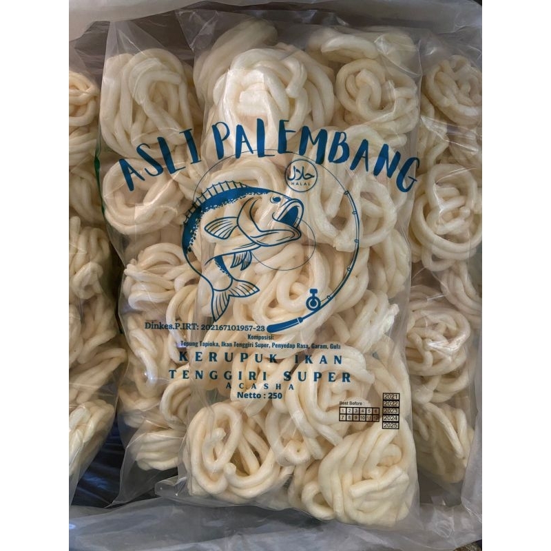 

Kerupuk Ikan Tenggiri Super Khas Palembang 250gr